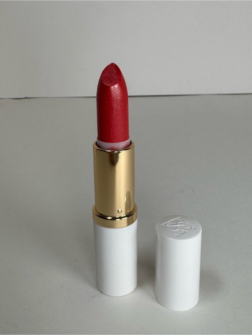 Estee Lauder Pure Color Lipstick 20 ROSE ENVY SHIMMER Full size White Tube New